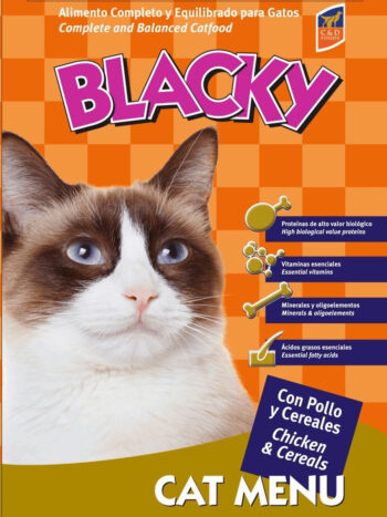 Blacky Cat Menu Τρίχρωμη 20kg