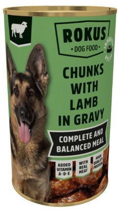 Rokus Σκύλου Αρνί 1250g (κιβώτιο 12 τεμάχια)